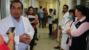 El dirigente sindical de los trabajadores de Salud, Carlos Alberto Pérez Bautista condena la corrupción en este sector.
