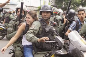 MANIFESTACIÓN DE OPOSITORES EN VENEZUELA